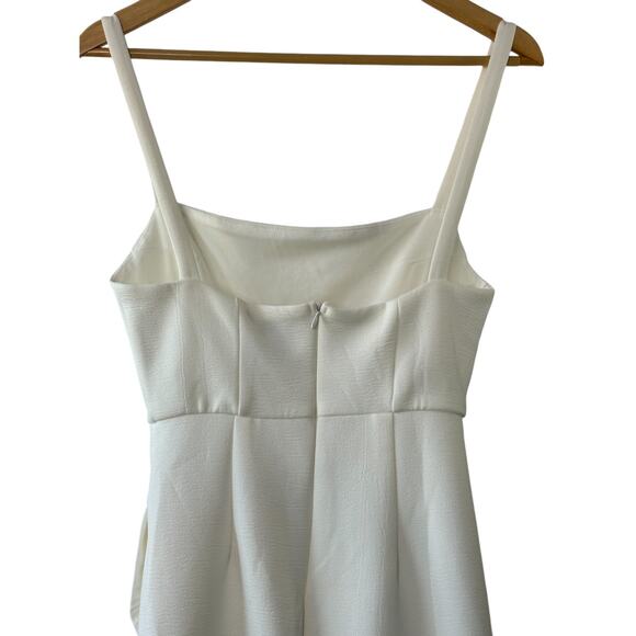 Hello Molly White Hard To Be Cool Midi Dress Women's Size 8 NEW - Picture 9 of 12